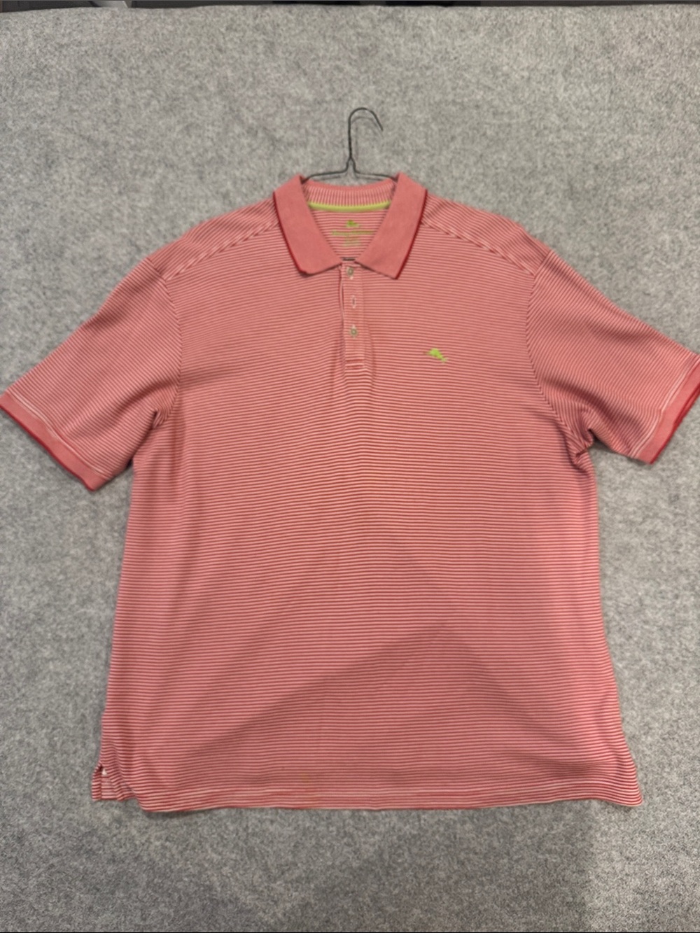 Tommy bahama Men’s Red Striped Polo Shirt